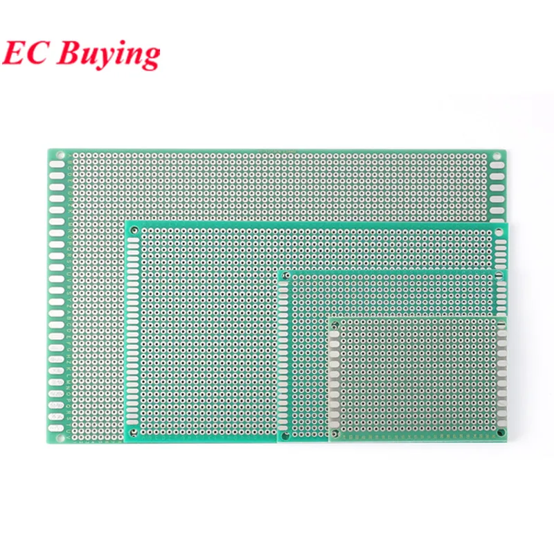 Placa de circuito impreso Universal PCB de un solo/doble cara 20*30 15*20 12*18 10*15 10*10 8*12 6*8 2*8 4*6 7*9CM placa de placa de pruebas - imagen 2
