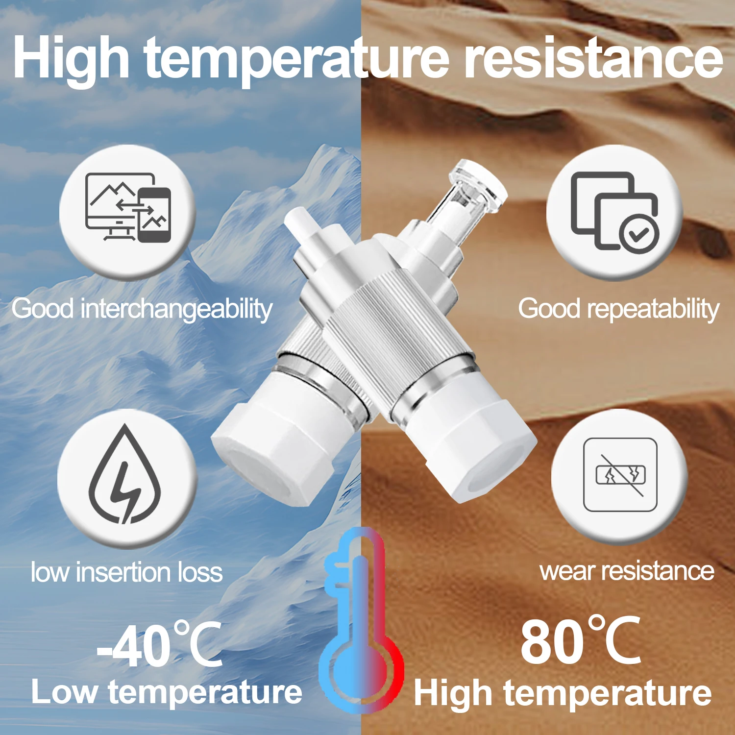 Atenuador de fibra óptica FC UPC, 2 piezas, hembra a macho, 3dB, 5dB, 7dB, 10dB, 15dB, 20dB, modo único, inserciones de atenuador fijo, conector FTTH - imagen 3