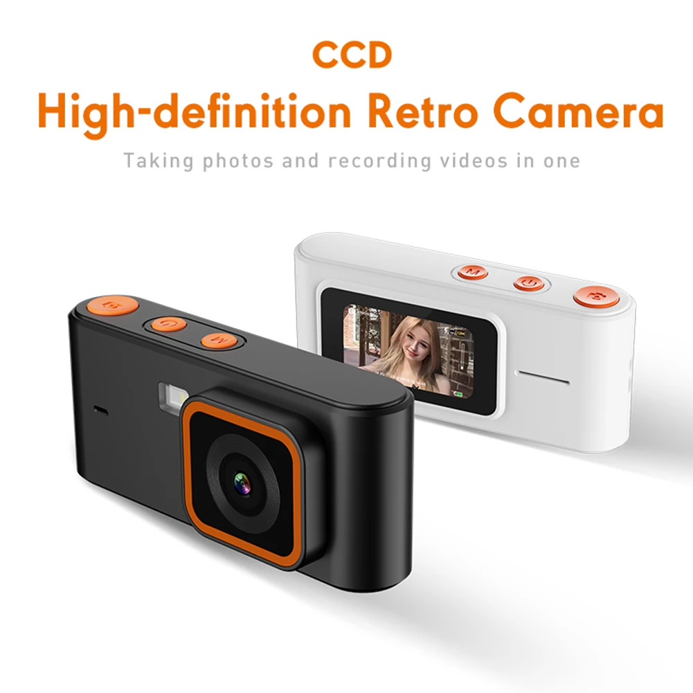 Cámara digital D100 4K Pantalla IPS de 1,47 pulgadas Cámara compacta retro HD 1080P Cámara pequeña de vlogging para principiantes de fotografía - imagen 2