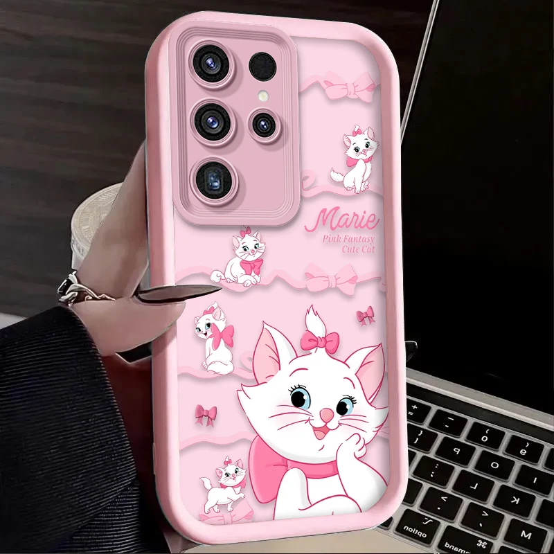 Funda Disney Lovely Marie Cat para Samsung Galaxy S24 S23 S25 Ultra S22 S21 Plus FE A56 A36 A26 A16 A06 A15 A25 A35 A55 5G - imagen 3