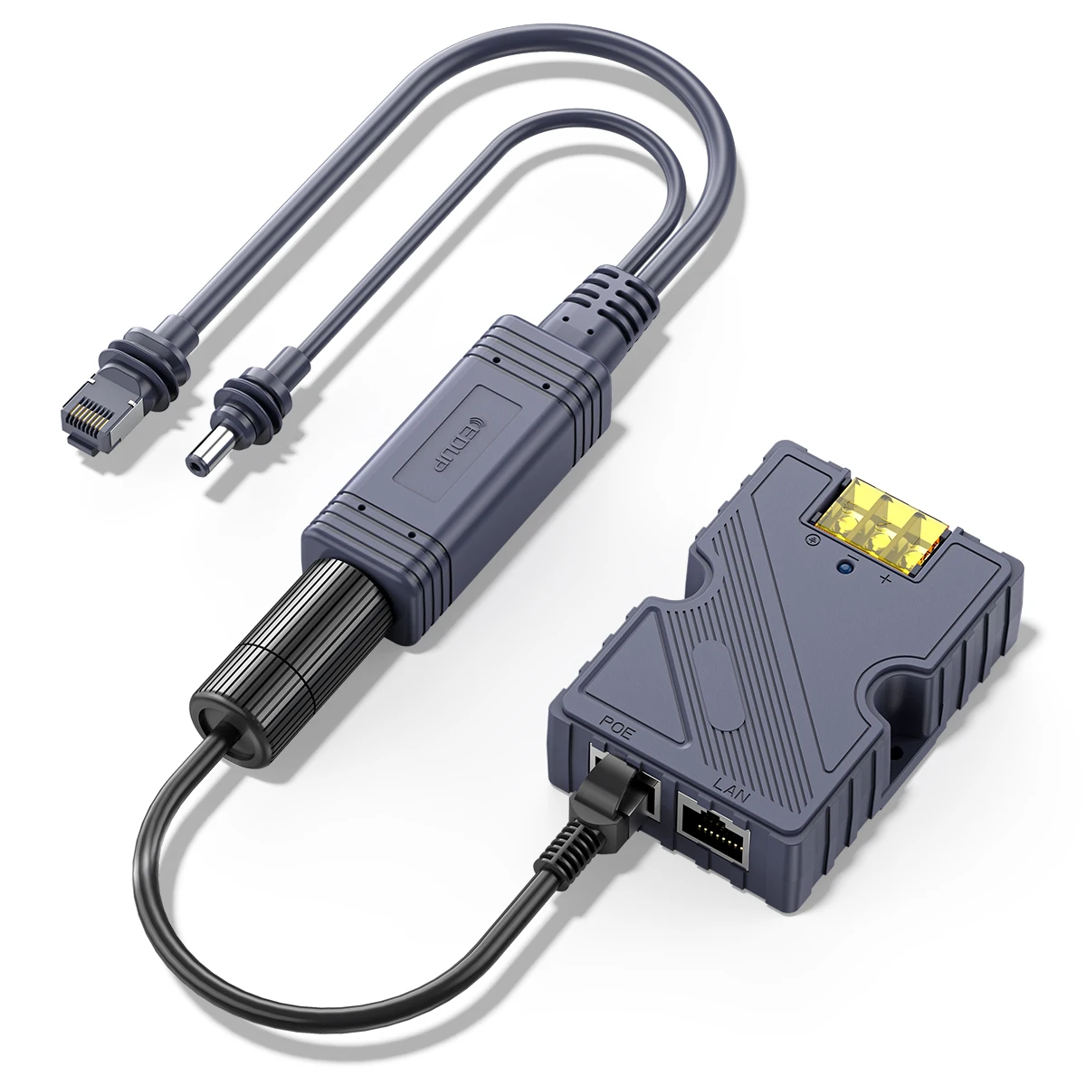 EDUP SK0076 Divisor POE Gigabit aislado de 100 W con interfaz RJ45 Velocidad de 1000 Mbps y salida de alimentación CC confiable para Starlink Mini - imagen 4