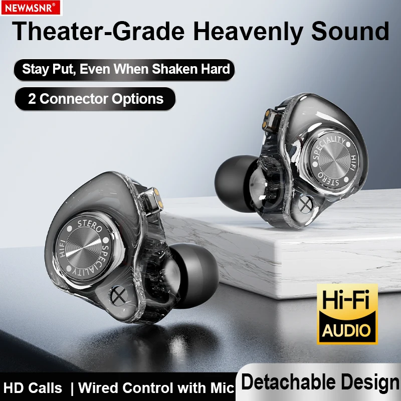 Diseño desmontable Auriculares con sonido envolvente 9D Tipo C y auriculares con cable de 3,5 mm Auriculares intrauditivos para juegos Samsung en micrófono HD - imagen 2