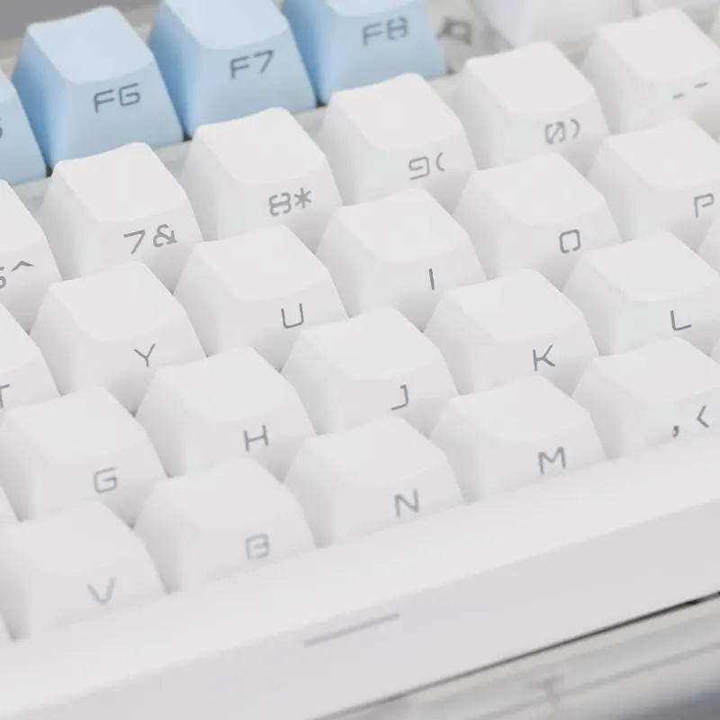 Juego de teclas de sublimación térmica, 104 teclas OEM, altura PBT, palabras grabadas laterales para teclado mecánico 84 68 87 104 DIY - imagen 4