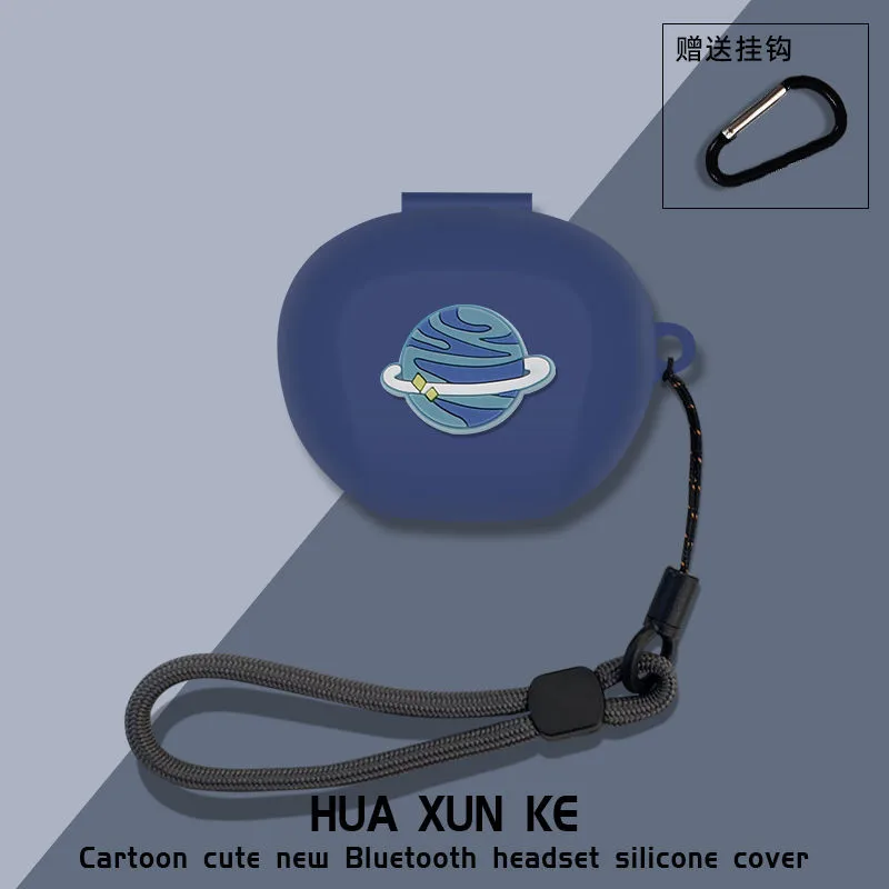 Para EDIFIER NeoBuds Plus funda de dibujos animados lindo cordón colgante EDIFIER NeoBuds Pro / NeoBuds S funda protectora suave de silicona