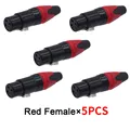 Red female 5pcs