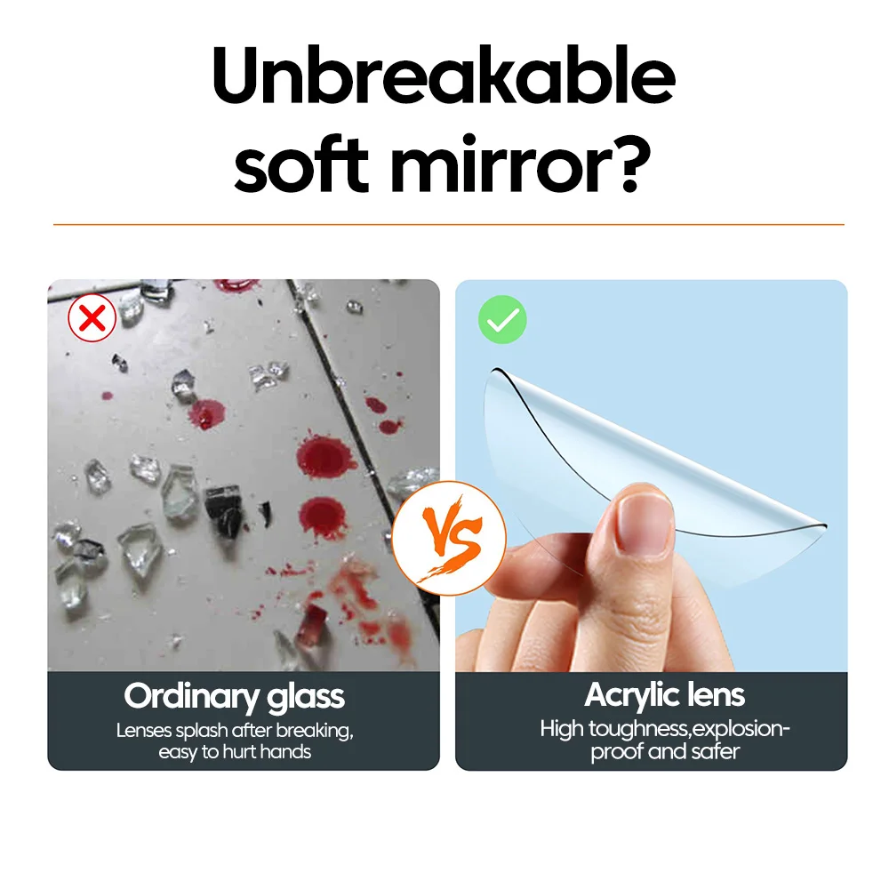 Lente de cámara para teléfono inteligente, Kit de Clip de espejo para Selfie para IPhone, lente HD, espejo Reflector para Selfie, transmisión en vivo, foto, vídeo, Selfie, Vlog - imagen 4