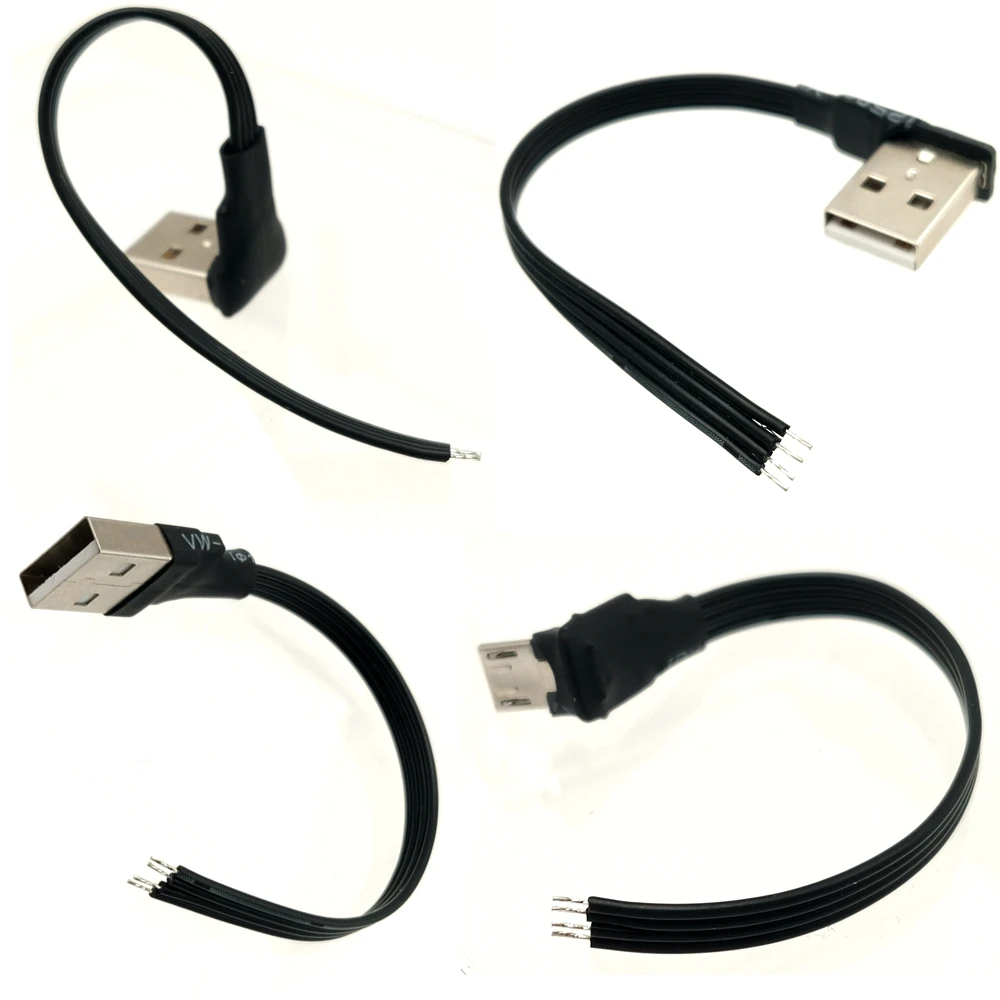 Cable adaptador de corriente de 10CM/30cm, USB 2,0 A hembra macho de 4 pines, conector de extensión de cable de carga DIY - imagen 5