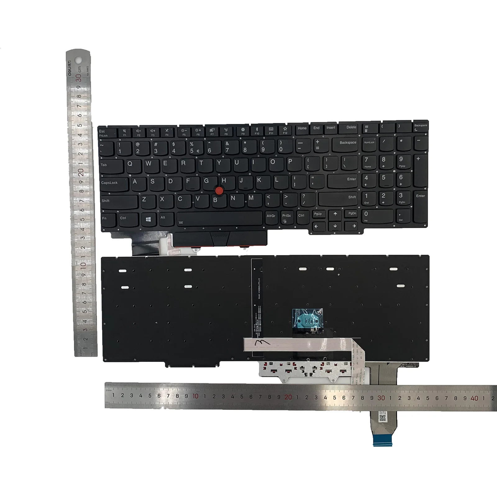 Nuevo teclado de ordenador portátil para Lenovo ThinkPad E15 Gen 1(20RD 20RE)TP00117A SL10W47275, US/SP/RU - imagen 2