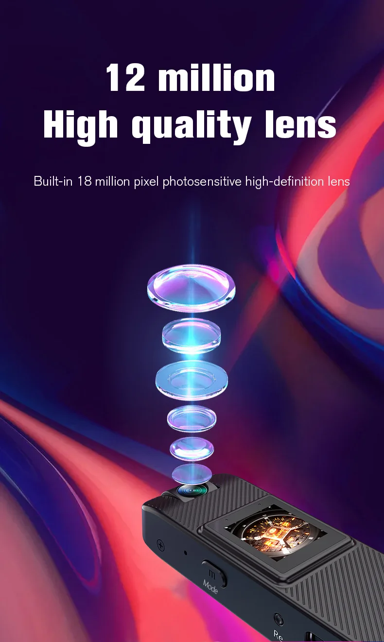 Cámara de grabación de vídeo videocámara HD pantalla de 1,5 "luz automática deportes DV visión nocturna infrarroja minutos de reuniones grabación de aprendizaje VD2 - imagen 4