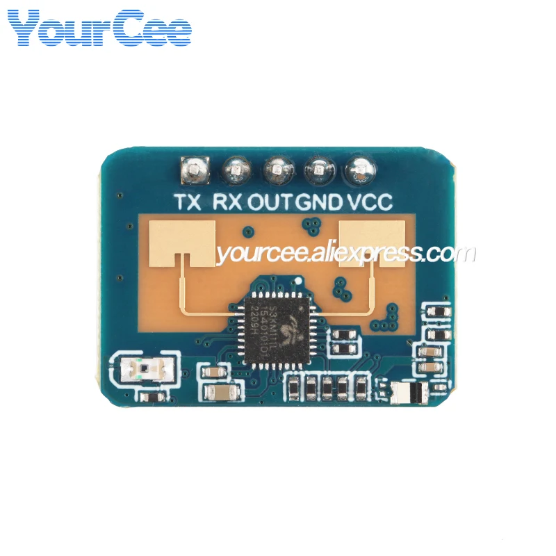 10 uds/1 unidad LD2410C 24Ghz Sensor de presencia humana HLK-LD2410C módulo de Radar de onda milimétrica detección de movimiento de latido del corazón sin contacto - imagen 4