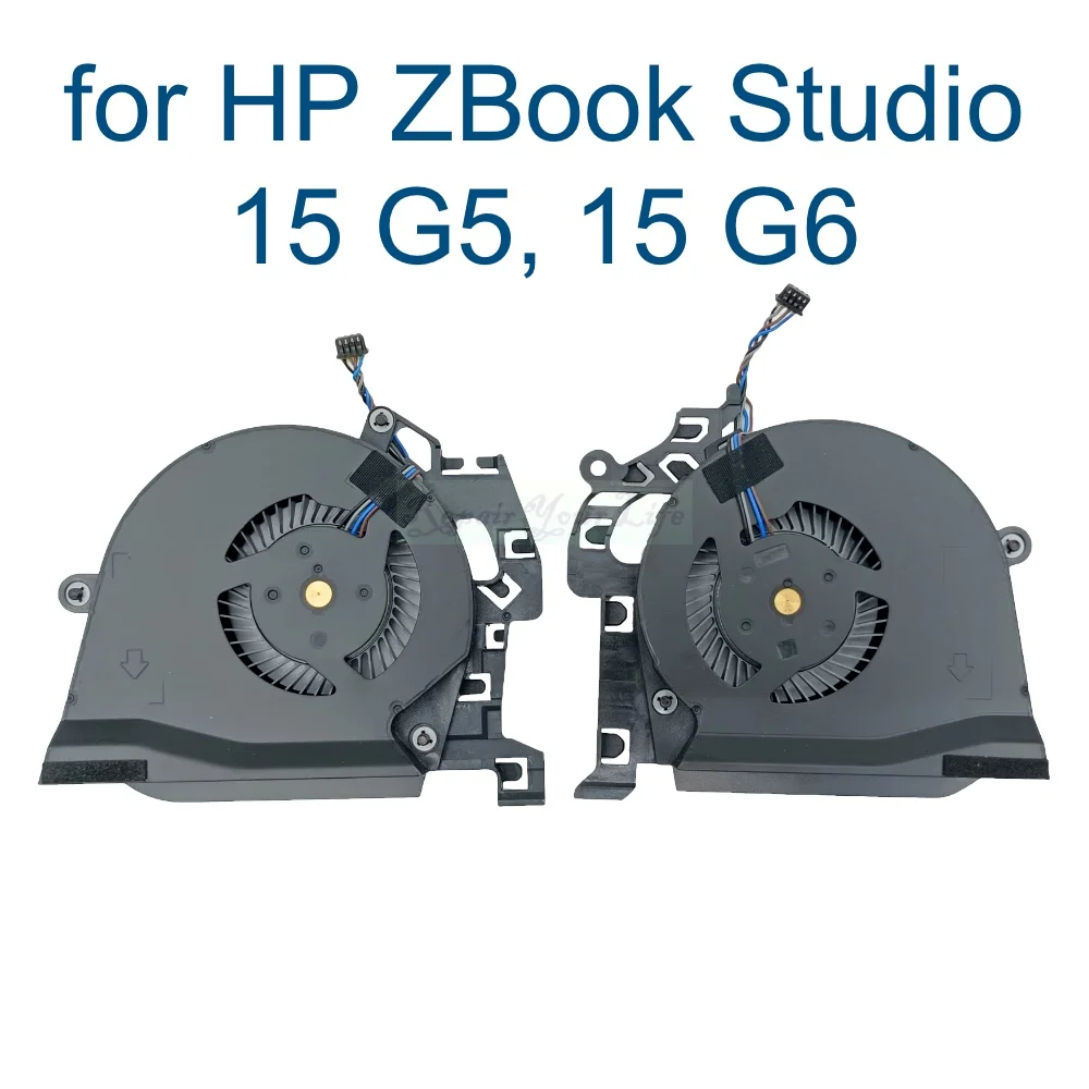 CPU GPU ventiladores enfriador para HP ZBook Studio 15 G5 G6 15G5 15G6 portátil ventilador de refrigeración L30894 001 L30895 NS85C01 17J03 17J04 nuevo - imagen 3