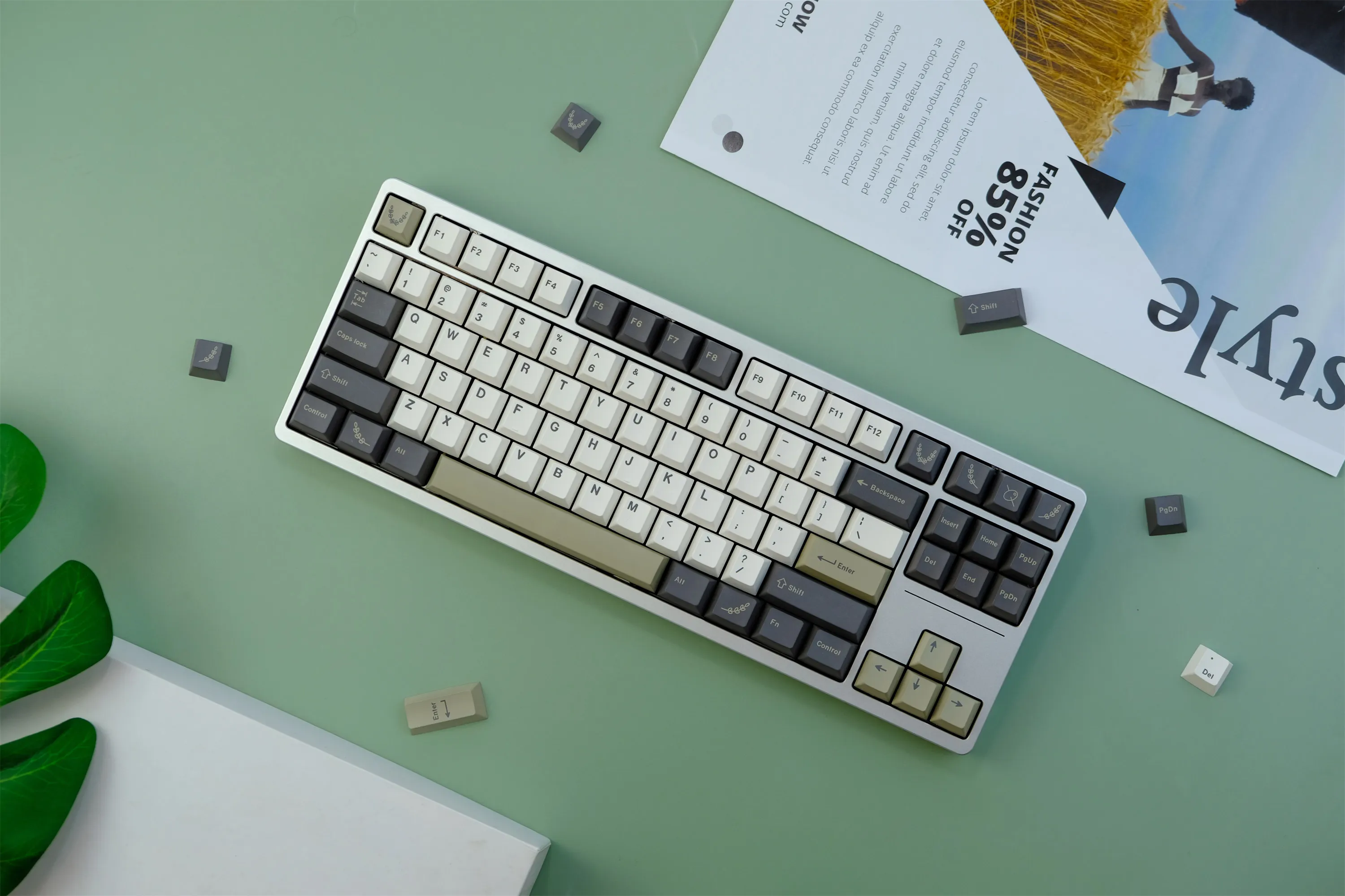 GMK Olives-tecla PBT para teclado mecánico, accesorio con 129 teclas, perfil de cereza, DYE-SUB, personalizado - imagen 2