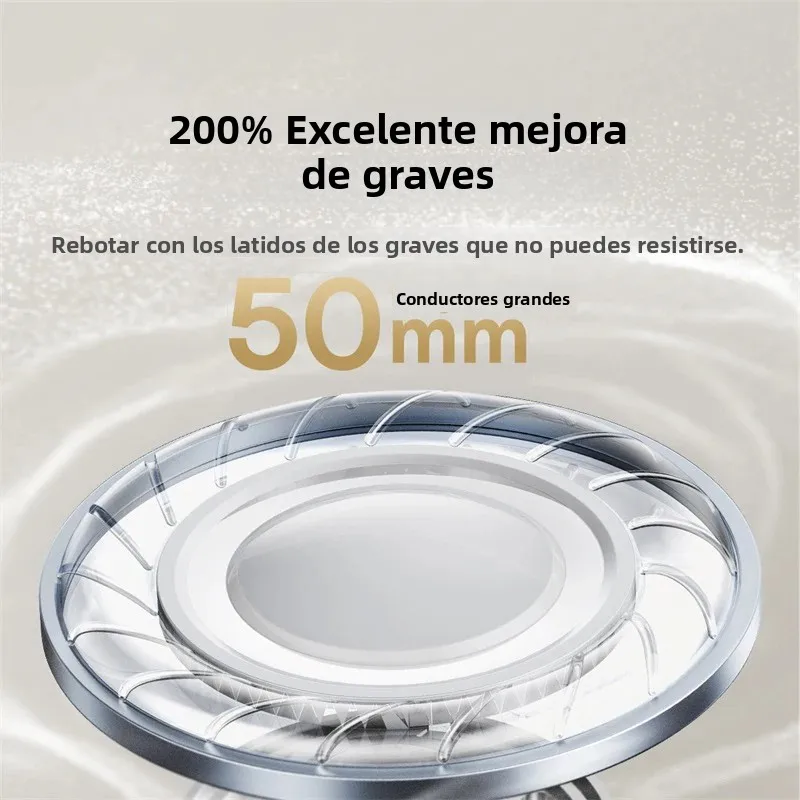 Baseus ANC auriculares inalámbricos de alta resolución LDAC auriculares Bluetooth 5,4 BISA Pro Audio espacial 50mm controlador auriculares aéreos Bowie 30Max - imagen 4