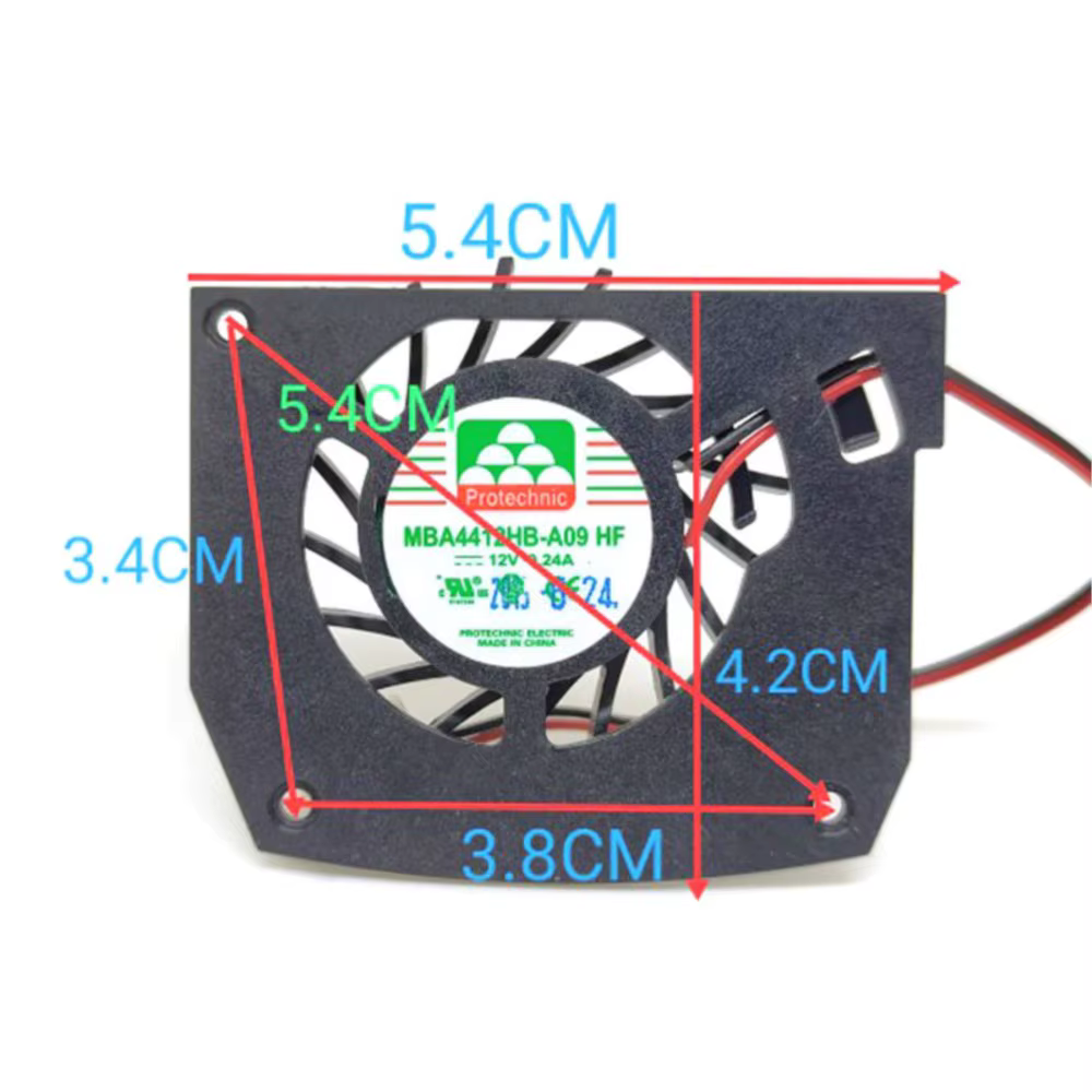 MBA4412HB-A09 Ventilador Refrigeracion 12V 0.24A - imagen 4
