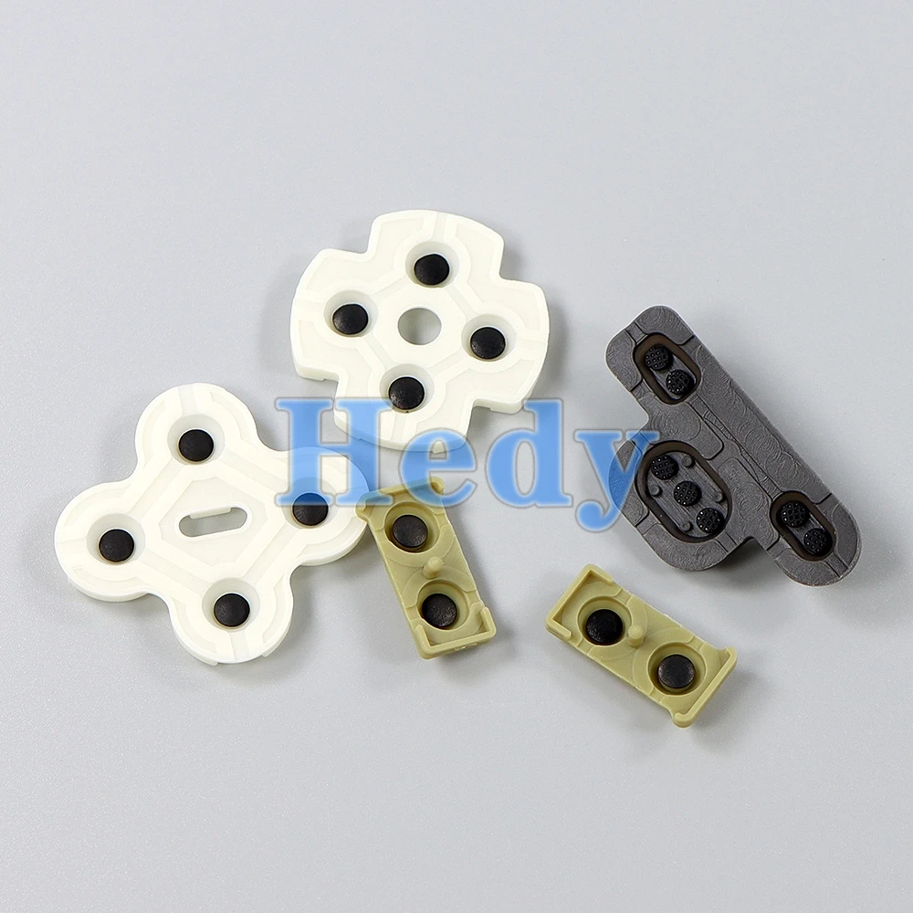 120 juegos de almohadillas de goma adhesivas conductoras para Playstation 3 PS3 controladores botones piezas de reparación reemplazo - imagen 3