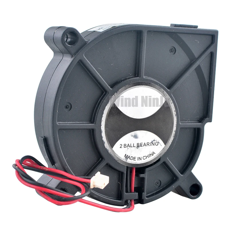 DB126015BH 6cm 60mm ventilador 60x60x15mm DC12V 0.43A ventilador de refrigeración centrífugo de doble bola de 2 pines para impresoras - imagen 2