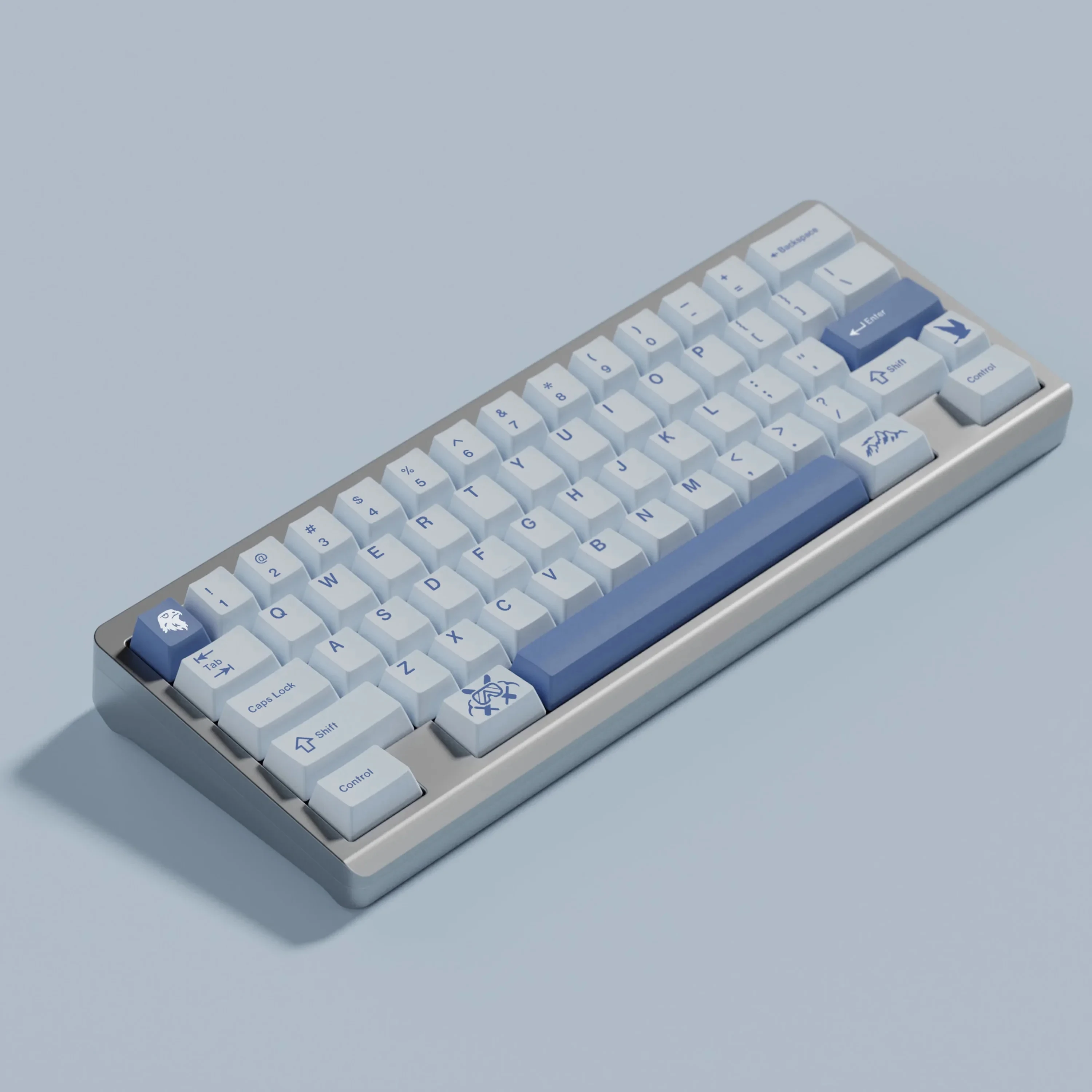 Teclas PBT de 156 teclas, placa silenciosa, sublimación de tinte de perfil de cereza para teclado mecánico MX Switch, barra espaciadora dividida doble B - imagen 4