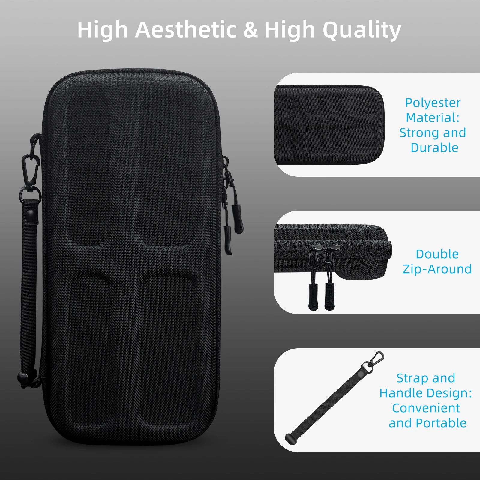 Funda EVA de doble capa JYS-NS2282 para Switch 2, capacidad para 10 tarjetas y accesorios de juegos, diseño a prueba de golpes y protección de ajuste perfecto - imagen 4