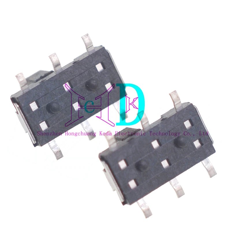 20 piezas interruptor de palanca pequeño HT-SK-06 interruptor de alimentación ranura de 6 pines 2,0 MM interruptor deslizante mini tipo - imagen 4
