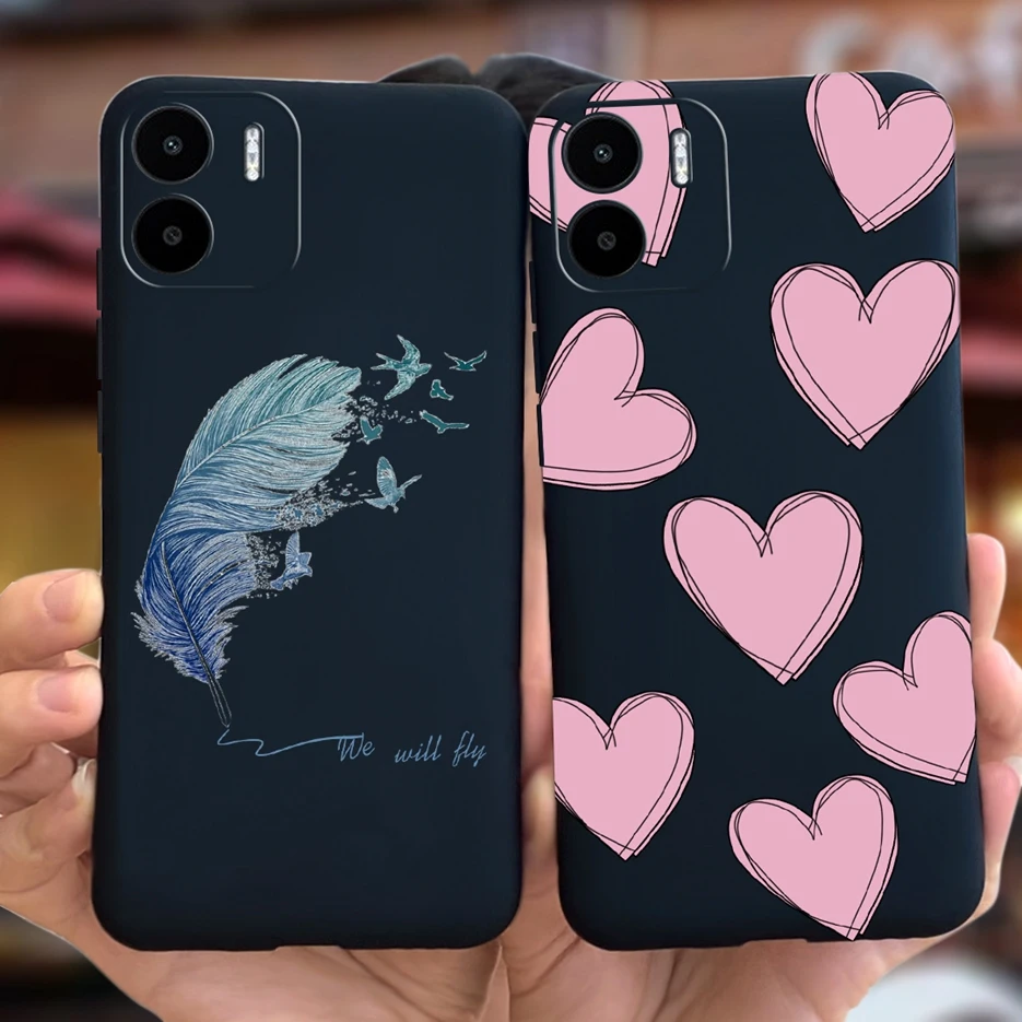 Funda de silicona blanda para teléfono Xiaomi Redmi A2 Plus, carcasa pintada a la moda, carcasa trasera, novedad de 2023 - imagen 5