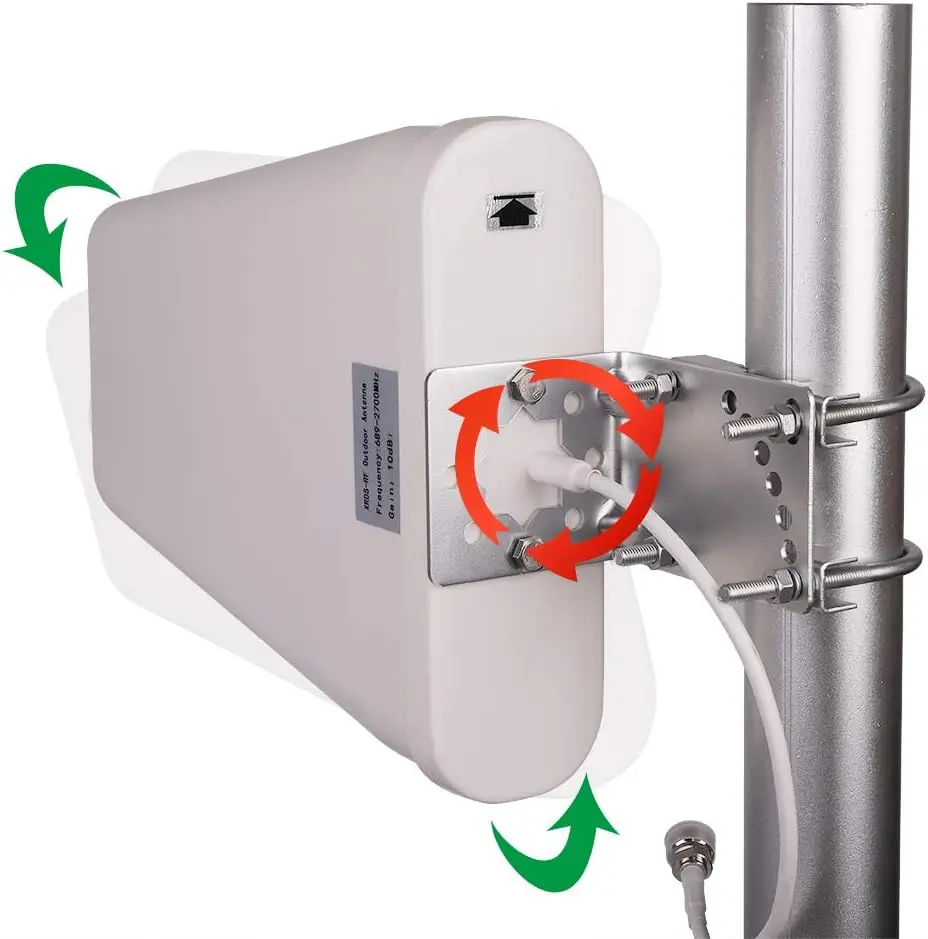 Antena direccional de banda ancha 9dBi antenas periódicas de registro de alta ganancia 3G/4G/LTE antena Yagi de montaje fijo Universal 698-3800MHz - imagen 5