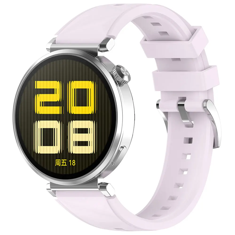 Correa de reloj deportiva de silicona de 18MM para Huawei Watch GT6 GT5 GT4 pulsera de repuesto para reloj inteligente GT 5 Pro pulsera de 42MM - imagen 3