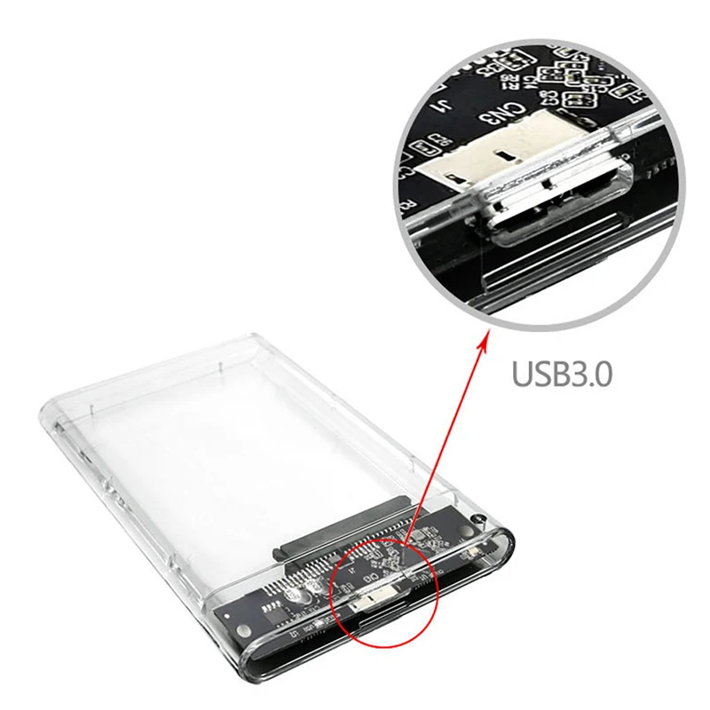 Caja de disco duro externo para móvil, carcasa de Hdd SATA de 2,5 pulgadas, USB 3,0, herramienta gratis, 5 Gbps - imagen 4