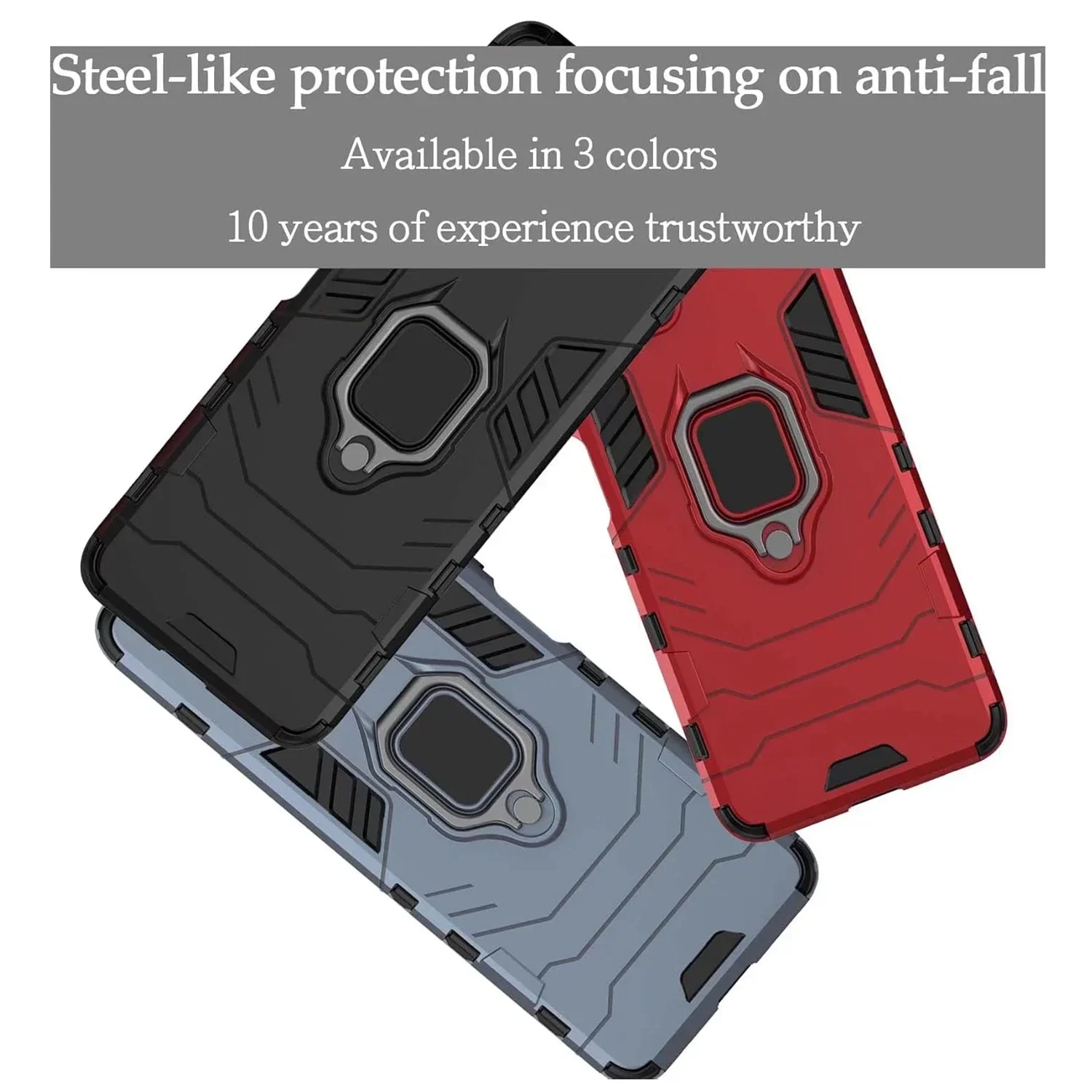 Funda con soporte para Xiaomi Poco F7 Ultra F7 Pro 5G, funda con soporte de anillo, soporte magnético, Fundas Coque - imagen 2