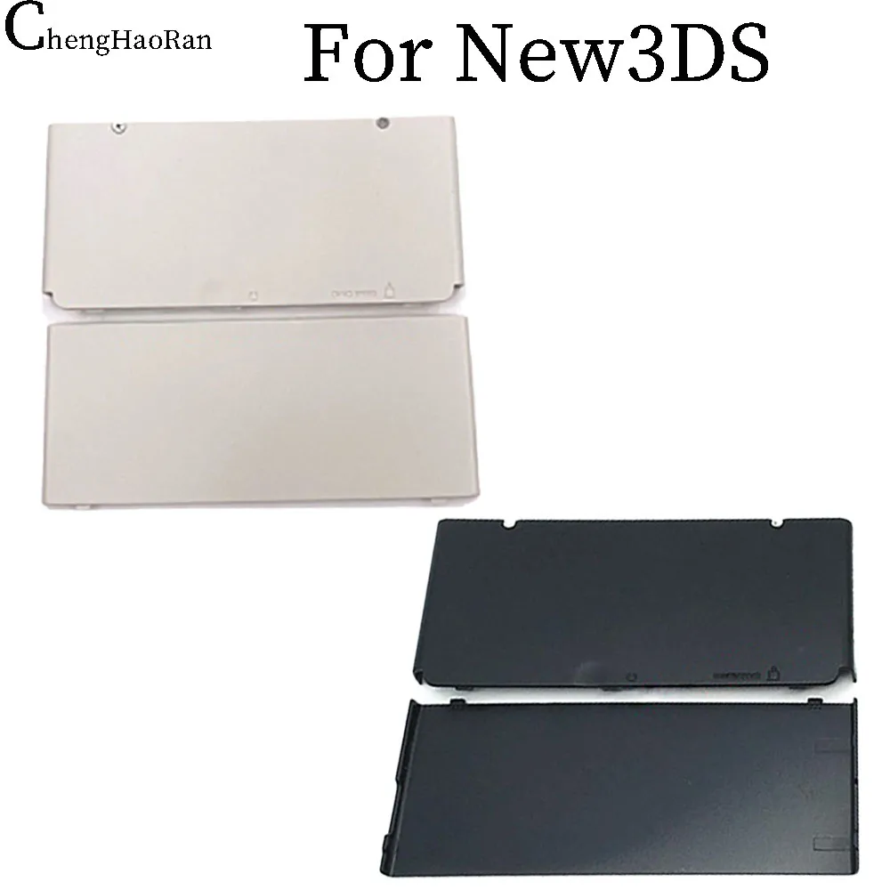 ChengHaoRan, 1 unidad, para funda de juego NEW3DS en blanco y negro, nueva cubierta pequeña de tres superiores e inferiores, nueva funda de repuesto 3DS