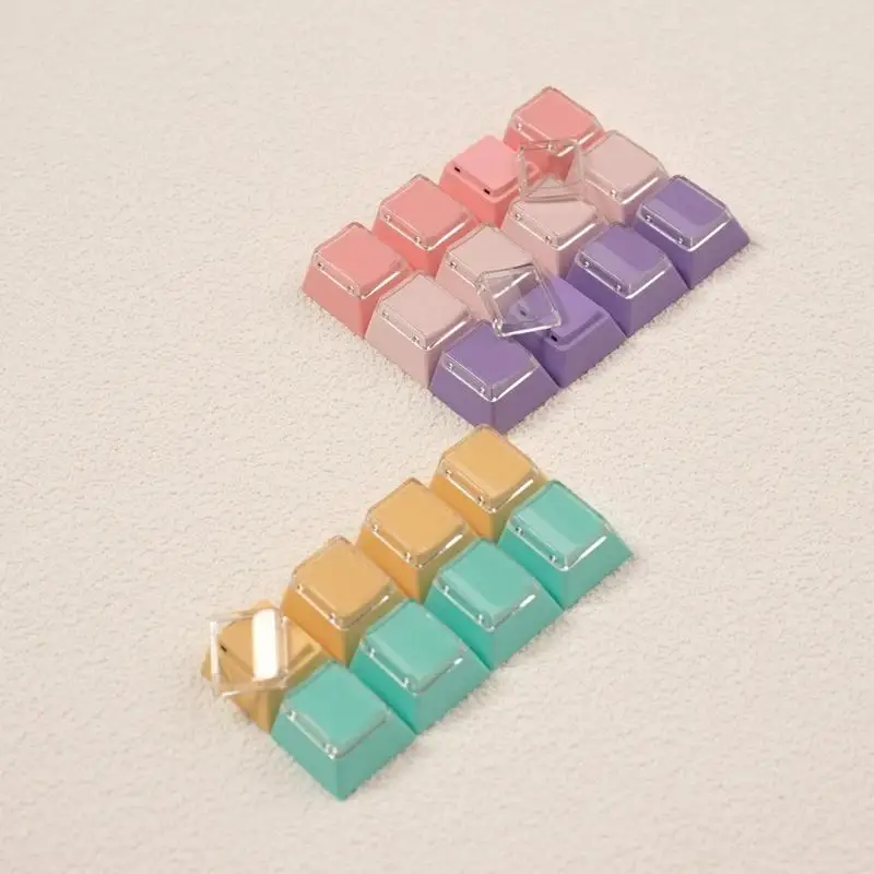 Heey perfil PBT + PC 1U teclas para teclados mecánicos para teclado de juegos reemplaza proyectos 8 unids/set - imagen 4