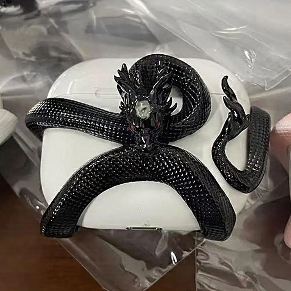 Funda protectora para auriculares inalámbricos en forma de dragón para Airpods 3/4/Pro/Pro2, funda protectora para Airpodspro - imagen 4