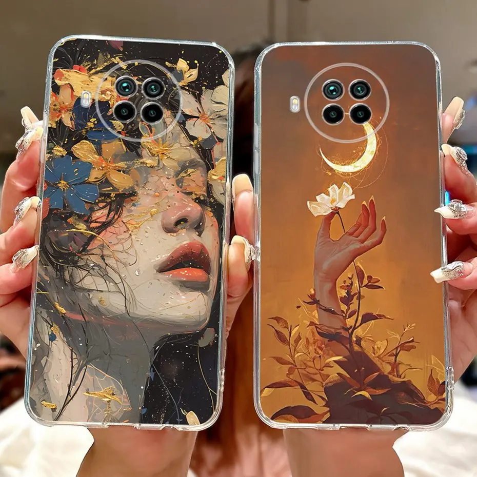 Funda de pintura de moda para Xiaomi Mi 10T Lite 5G Mi10T Pro, fundas de teléfono de silicona suave TPU para Xiaomi Mi 10T 10TLite 5G, parachoques