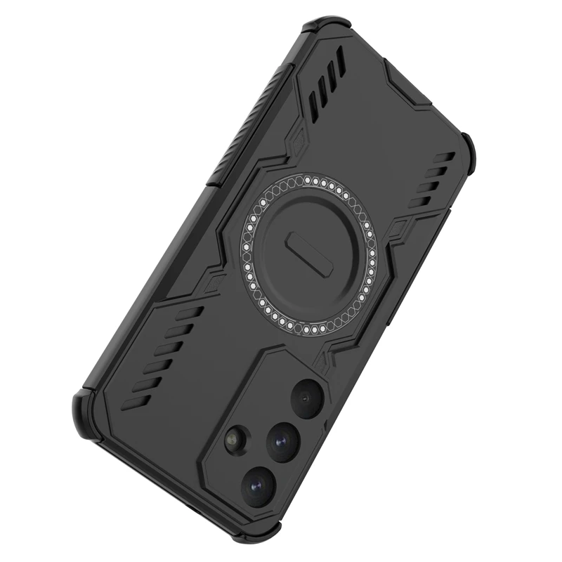 Funda de carga inalámbrica con anillo magnético para Samsung Galaxy S25 FE, funda protectora de silicona esmerilada anticaída para PC, funda S25 FE - imagen 5