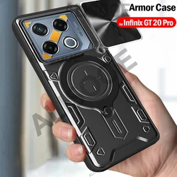 Funda Infinix GT 20 Pro Antigolpes con Protección Cámara y Anillo Magnético