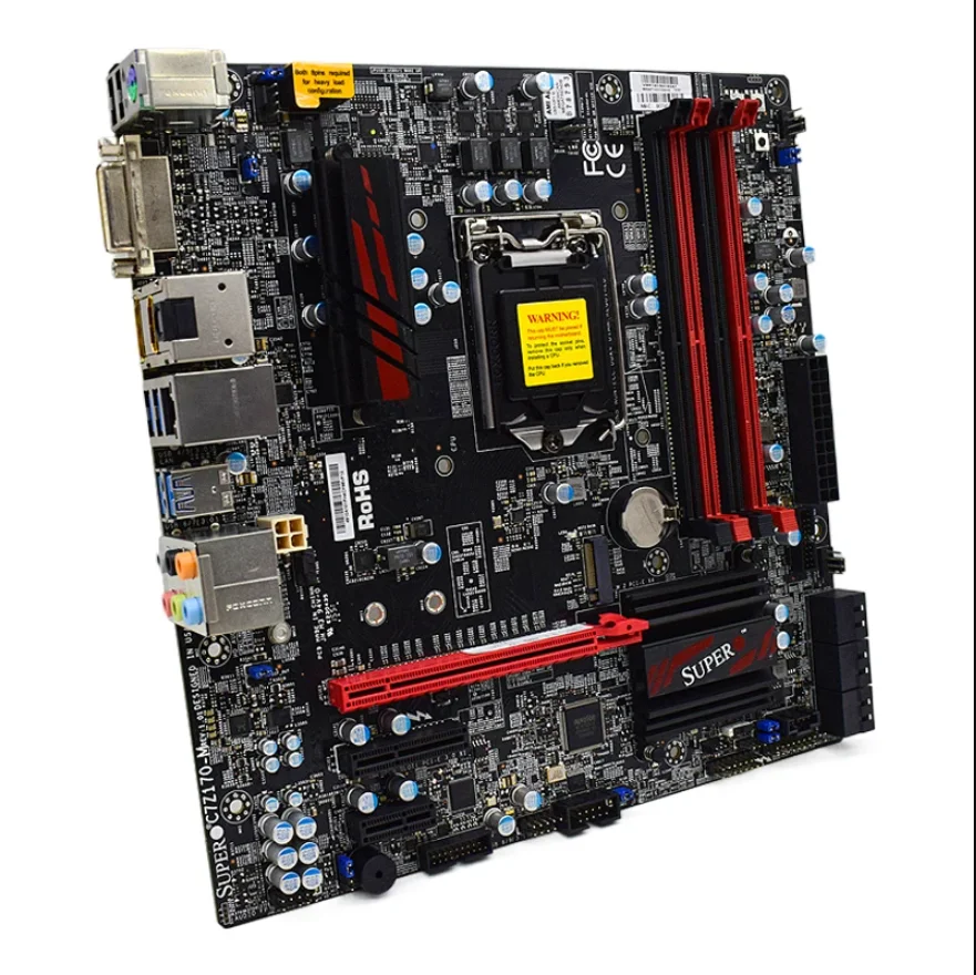 SUPERMICRO C7Z170-M placa base LGA 1151 compatible con i7 7700K 6700K i5-7600K 6500 i3-7350K 6300 CPU 4xDDR4 64GB HDMI mATX Intel Z170 - imagen 3