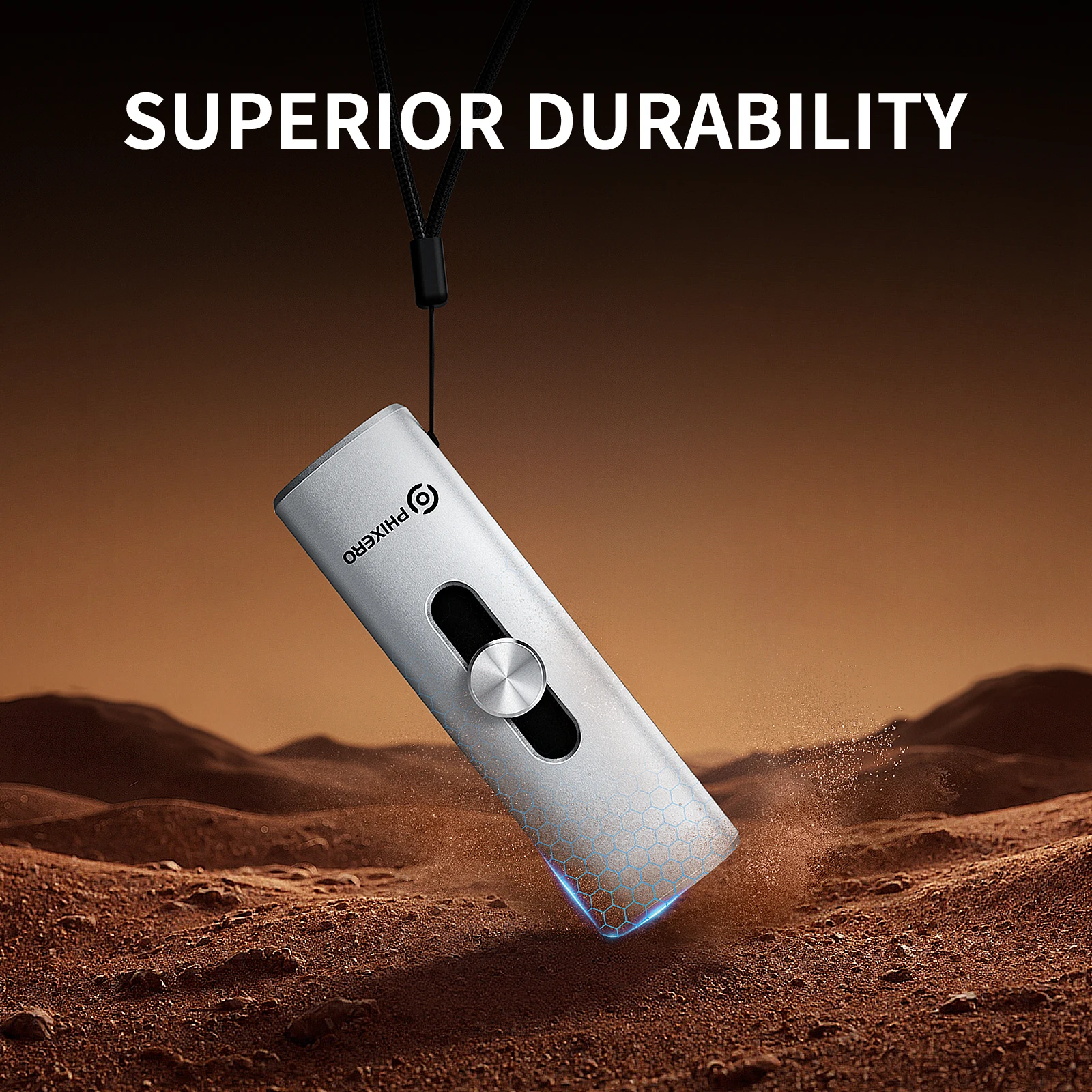 Unidad de pluma de estado sólido portátil PHIXERO 1TB 1073MB/s USB-A tipo C 4K unidad Flash HD 128GB 256GB 512GB 2TB unidad de pluma de estado sólido - imagen 3