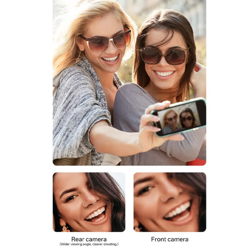 Mini pantalla de Monitor de Selfie inalámbrica, pantalla magnética de Monitor de Selfie Bluetooth 4K con transmisión en vivo Vlog/Selfie para iPhone/Android - imagen 5