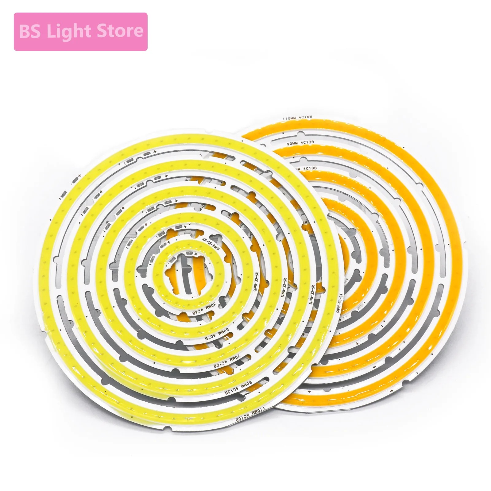 Fuente de luz LED COB DC12V, 2W/3W/4W/5W/6W/7W/8W/9W/10W/11W/12W, Ojo de Ángel Circular, fuente blanca fría y cálida, accesorios, bombilla DIY