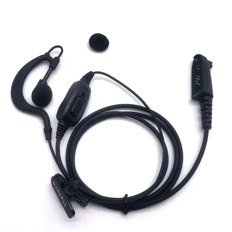 Gancho para la oreja PTT micrófono auricular para Hytera HYT TC-610P TC-710 TC-780 TC780M TC3000 TC3600 TC780 TC-790M TC-880 Walkie Talkie