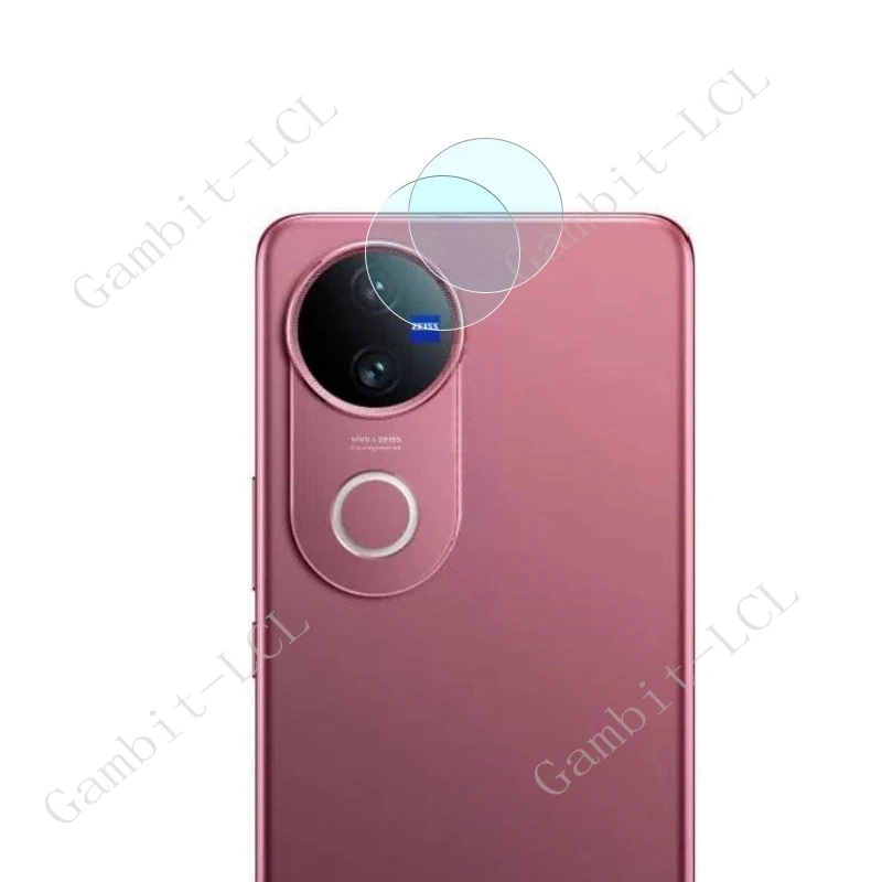 2 uds 9H HD 3D película de lente de cámara para Vivo V50 6,77 "VivoV50 VivoV50E V50E V2427 cubierta protectora de vidrio templado