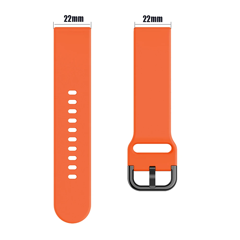 Pulsera deportiva de silicona de 22mm para reloj Redmi 5, correa suave activa/Lite para HUAWEI WATCH GT 5 Pro/AMAZFIT BIP 5, accesorios - imagen 2