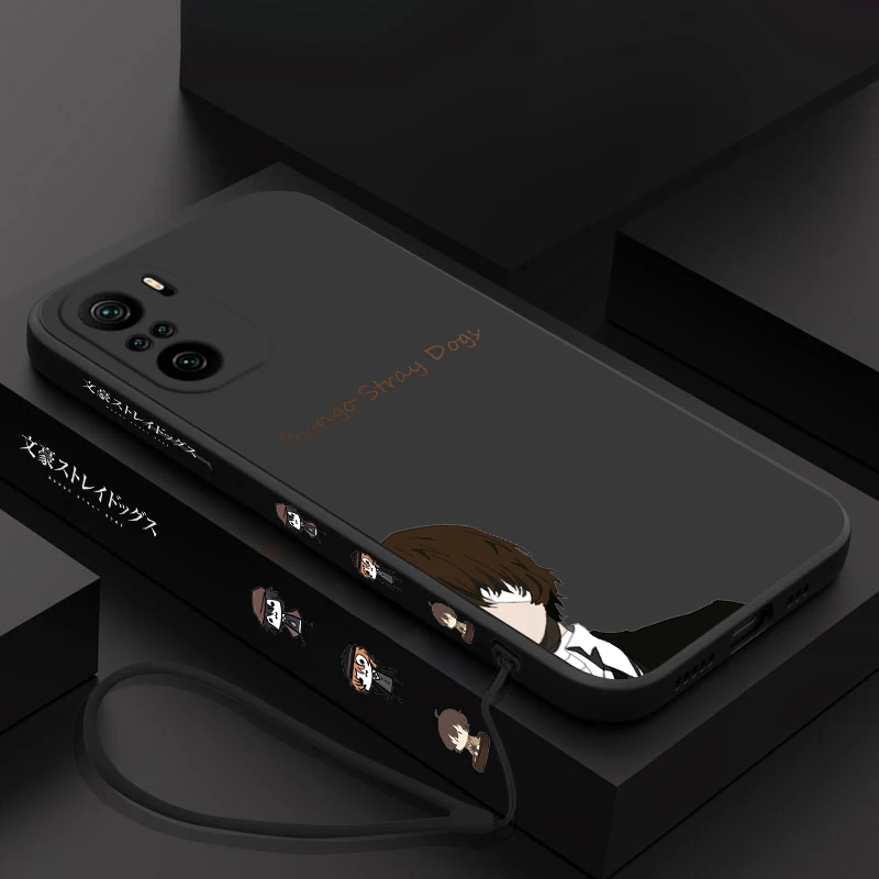 Funda de teléfono Bungo Stray Dogs para Xiaomi Redmi Note 13 12 12Pro 11 11S 11T 10S 10 Pro Plus 5G Liquid Left Rope - imagen 5