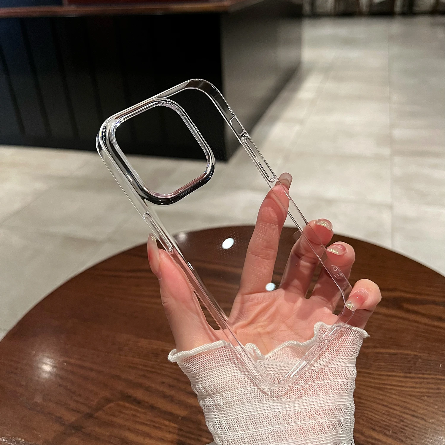 Fundas de teléfono de silicona transparente para Apple, accesorios originales de moda de lujo para iPhone 14, 12, 11, 13, 15 Pro Max, Mini 7, 8, 6S Plus, X, XR, XS, SE - imagen 3