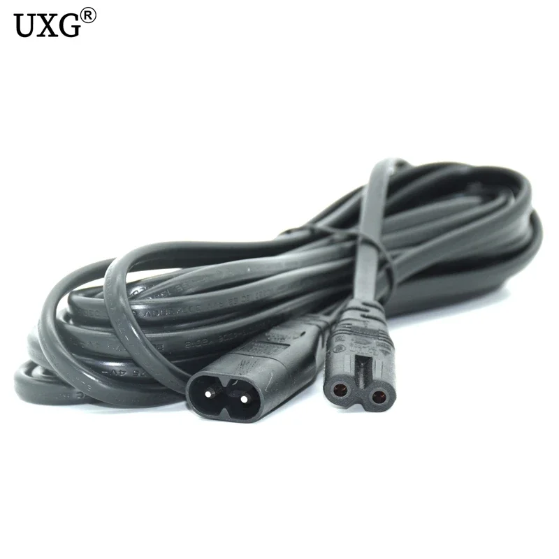 Adaptador de Corriente C7/C8 – Extensión IEC320 Hembra C7 Macho C8 - imagen 5