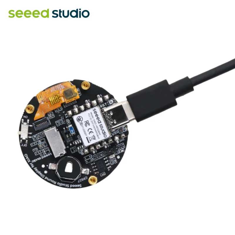 Pantalla redonda ESP32 S3 C3 para XIAO-pantalla táctil redonda de 1,28 pulgadas, 240 × 240, 65k colores, RTC, IC de carga, ranura para tarjeta TF - imagen 5