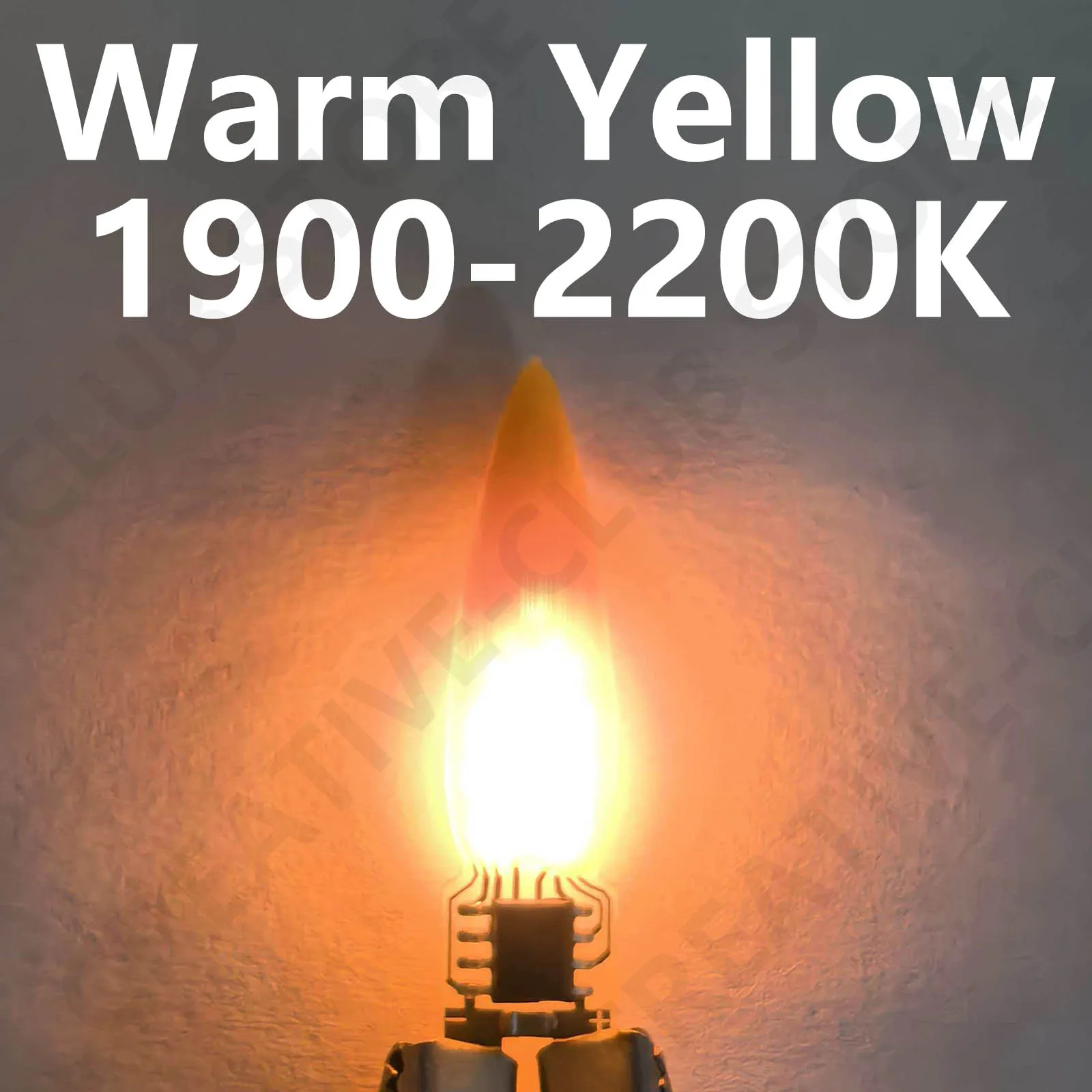 Mecha LED de llama de fuego DC 3V para velas LED DIY parpadeante + siempre encendido 2 modos 1800K batería vela accesorios de luz - imagen 3