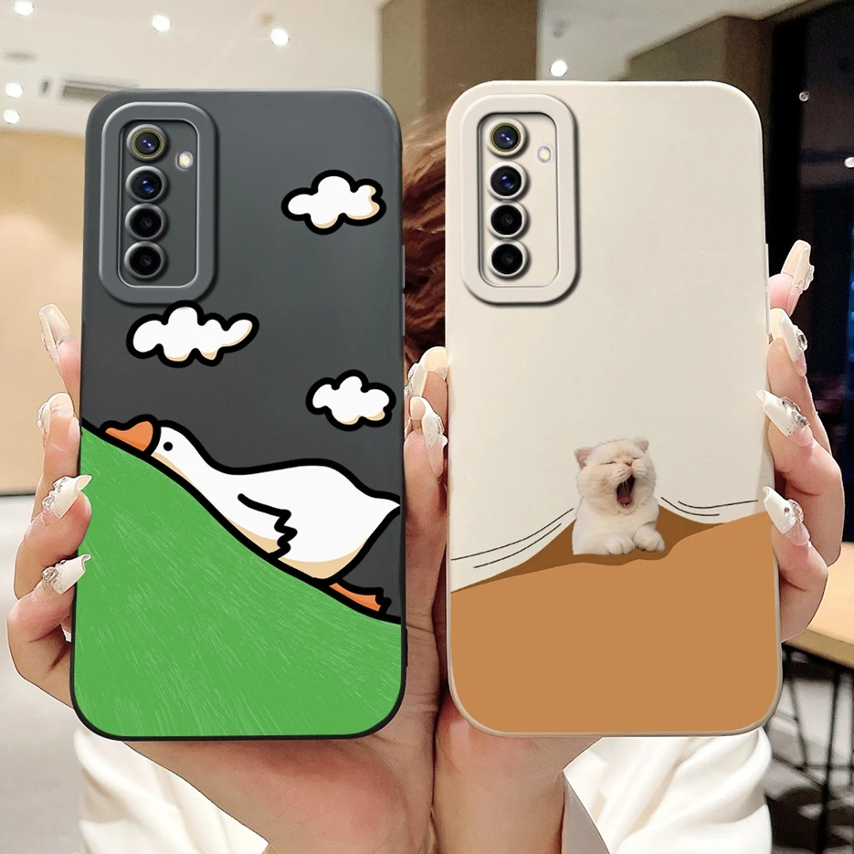 Para Realme 6 Pro funda Realme 6i 6S lindo Panda cubierta de dibujos animados Fundas de teléfono de silicona suave para Realme 6S 6i Realme6 Pro Fundas parachoques - imagen 3
