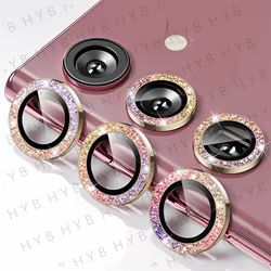 Protector de cámara para Samsung Galaxy A55 A54 A34 35 5G, anillo de lente de Metal de vidrio templado en Samsung A35 A25, tapa protectora de película de lente