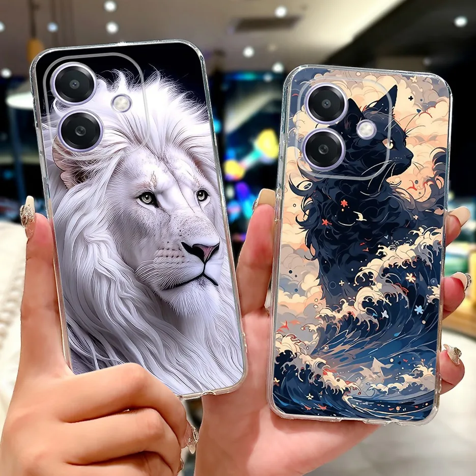 Para Oppo A40 A40M funda CPH2669 nueva funda pintada de moda funda de teléfono delgada suave para Oppo A40m A40 OppoA40 OppoA40m bolsas de cubierta trasera - imagen 3