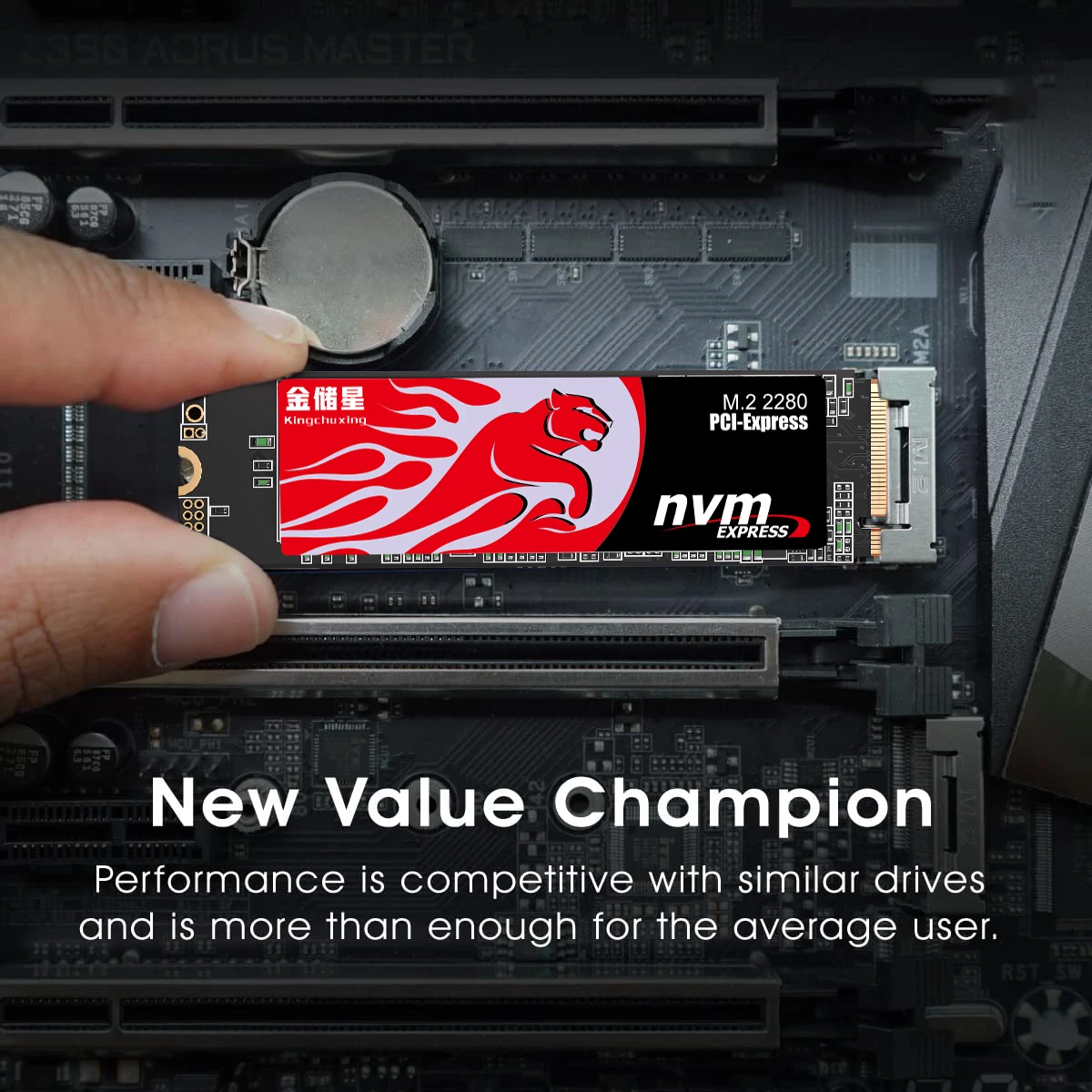 Kingchuxing-disco duro interno Ssd Nvme M2, 1tb, 512gb PCIE 3,0, para ordenador portátil y de escritorio, SSD41504 - imagen 2